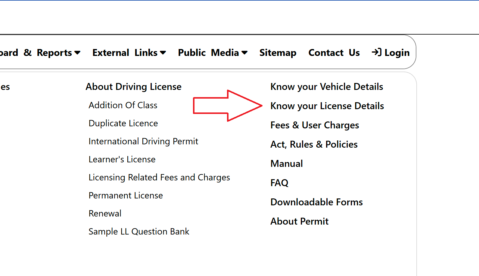 Know Your Licence Details